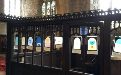 Stained glass art at St Andrew’s