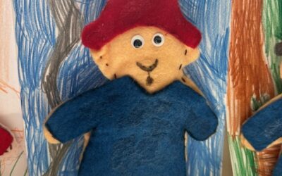 Paddington Bear textiles project
